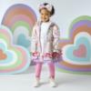 Picture of A Dee Pop Hearts Emelye Heart Print Jacket - Pink Gloss