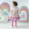 Picture of A Dee Pop Hearts Emelye Heart Print Jacket - Pink Gloss