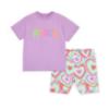 Picture of A Dee Pop Hearts Elle Cycling Short Set X 2 - Sweet Violet