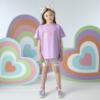 Picture of PRE ORDER A Dee Pop Hearts Ellie Cycling Short Set X 2 - Sweet Violet