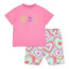 Picture of A Dee Pop Hearts Elle Cycling Short Set X 2 - Pink Gloss