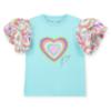 Picture of A Dee Pop Hearts Emma Heart Print Short Set X 2 - Turquoise