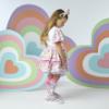 Picture of PRE ORDER A Dee Pop Hearts Evita Heart Print Skirt Set X 2 - Bright White