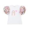 Picture of A Dee Pop Hearts Evita Heart Print Skirt Set X 2 - Bright White