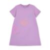 Picture of A Dee Pop Hearts Evangeline Heart T-shirt Dress - Sweet Violet