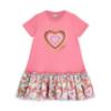 Picture of A Dee Pop Hearts Dove Drop Waist Dress - Pink Gloss