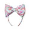 Picture of A Dee Pop Hearts Emily Heart Print Bow Headband - Pink Gloss