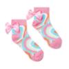 Picture of A Dee Pop Hearts Evie Bow Ankle Socks - Pink Gloss