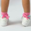 Picture of A Dee Pop Hearts Evie Bow Ankle Socks - Pink Gloss