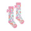 Picture of A Dee Pop Hearts Elena Heart Print Knee High Socks - Pink Gloss 