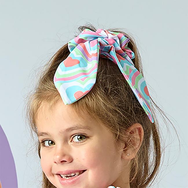 Picture of A Dee Pop Hearts Coraline Scrunchie - Pink Gloss