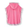 Picture of PRE ORDER A Dee Pop Hearts Bubbles Frill Poncho - Pink Gloss