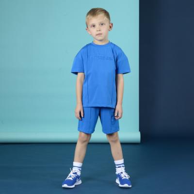 Picture of Mitch & Son JNR Harper Drop Shoulder Pin Tuck Set - Bright Blue