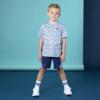 Picture of Mitch & Son JNR Hector Space Dye Poly Set - Bright White Navy