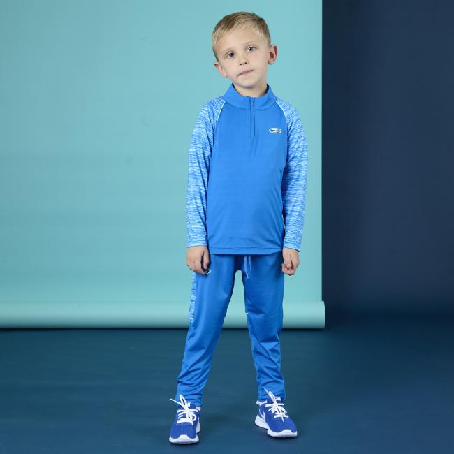 Picture of Mitch & Son JNR Harrison Space Dye Poly Tracksuit - Bright Blue