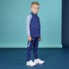 Picture of Mitch & Son JNR Harrison Space Dye Poly Tracksuit - Blue Navy