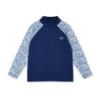 Picture of Mitch & Son JNR Harrison Space Dye Poly Tracksuit - Blue Navy