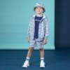 Picture of PRE ORDER Mitch & Son JNR Harlow Space Dye Bucket Hat - Bright White