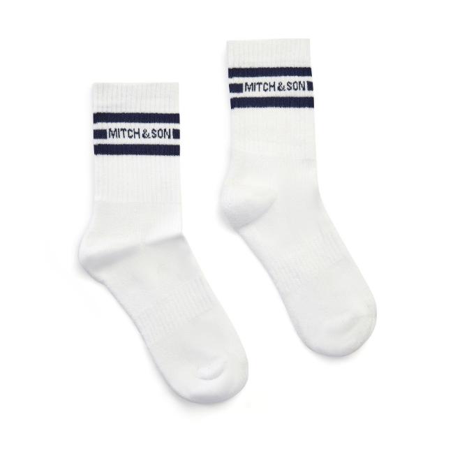 Picture of Mitch & Son JNR Harlem Sports Sock - Blue Navy