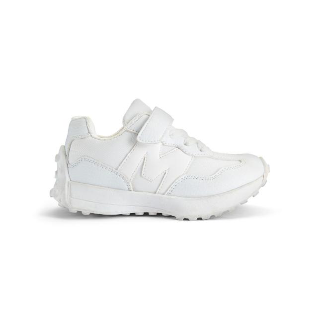 Picture of Mitch & Son Boys Easy On/Off Runner Trainer - Bright White