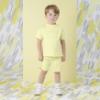 Picture of Mitch & Son Lemon Doodles Griffin Pin Tuck Sweat Set - Lemon Glo