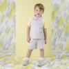 Picture of Mitch & Son Lemon Doodles Gunner Poly Polo Set - Grey Chip