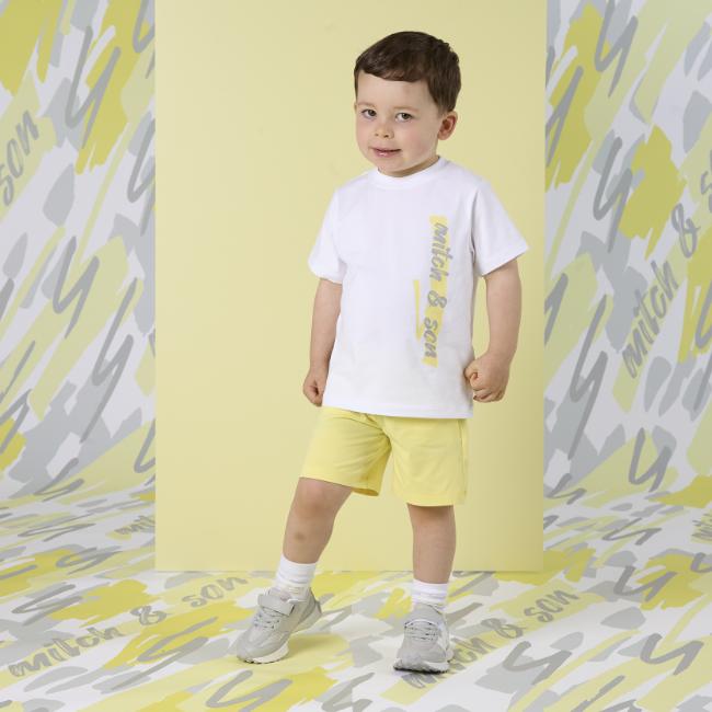 Picture of Mitch & Son Lemon Doodles Garrison Soft Set - Bright White