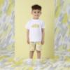 Picture of Mitch & Son Lemon Doodles Glenn Doodle Art Work Tee - Bright White 