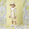 Picture of PRE ORDER Mitch & Son Lemon Doodles Giancarlo Doodle Print Swim Shorts - Bright White 