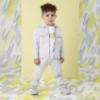 Picture of Mitch & Son Lemon Doodles Grant Overshirt & Jogger Set - Grey Chip