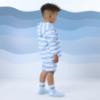 Picture of Mitch & Son Beyond Blue Frankie Stripe Hooded Summer Jacket - Sky Blue