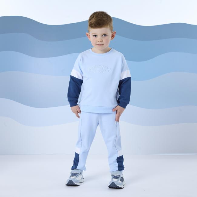 Picture of Mitch & Son Beyond Blue Frances Cut n Sew Tracksuit - Sky Blue 