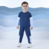 Picture of PRE ORDER Mitch & Son Beyond Blue Frances Cut n Sew Tracksuit - Sailor Navy