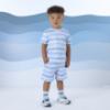 Picture of Mitch & Son Beyond Blue Fernando Stripe Soft Set - Sky Blue 