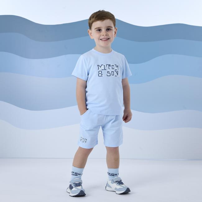 Picture of Mitch & Son Beyond Blue Franklin Logo Soft Set - Sky Blue