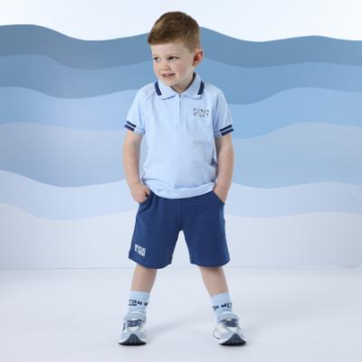 Picture of Mitch & Son Beyond Blue Ford Logo Polo Set - Sky Blue