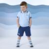 Picture of PRE ORDER Mitch & Son Beyond Blue Ford Logo Polo Set - Sky Blue