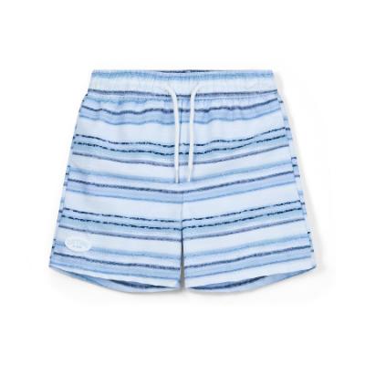 Picture of Mitch & Son Beyond Blue Fallon Stripe Swim Shorts - Sky Blue