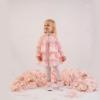 Picture of Little A Bunnies & Bows Abbie Hooded Bunny Print Bow Summer Jacket  - Pink Blossom