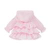 Picture of Little A Bunnies & Bows Abbie Hooded Bunny Print Bow Summer Jacket  - Pink Blossom