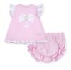 Picture of Little A Bunnies & Bows Amy Bunny Jersey Dress - Pink Blossom