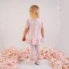 Picture of PRE ORDER Little A Bunnies & Bows Amber Seersucker Bow Legging Set - Pink Blossom