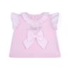 Picture of Little A Bunnies & Bows Avery Seersucker Jam Pant Set - Pink Blossom