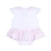 Picture of Little A Bunnies & Bows Annie Bunny Jersey Romper - Bright White