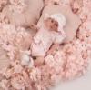 Picture of PRE ORDER Little A Bunnies & Bows Bailey Seersucker Bow Romper - Pink Blossom