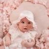 Picture of Little A Bunnies & Bows Aurora Hydrangea Print Sunhat - Bright White