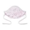 Picture of Little A Bunnies & Bows Aurora Stripe Seersucker Sunhat - Pink Blossom