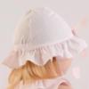 Picture of PRE ORDER Little A Bunnies & Bows Aurora Stripe Seersucker Sunhat - Pink Blossom