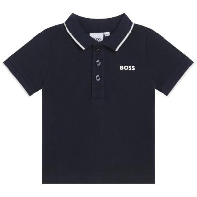 Picture of BOSS Toddler Boys Classic Polo Shirt - Navy Blue