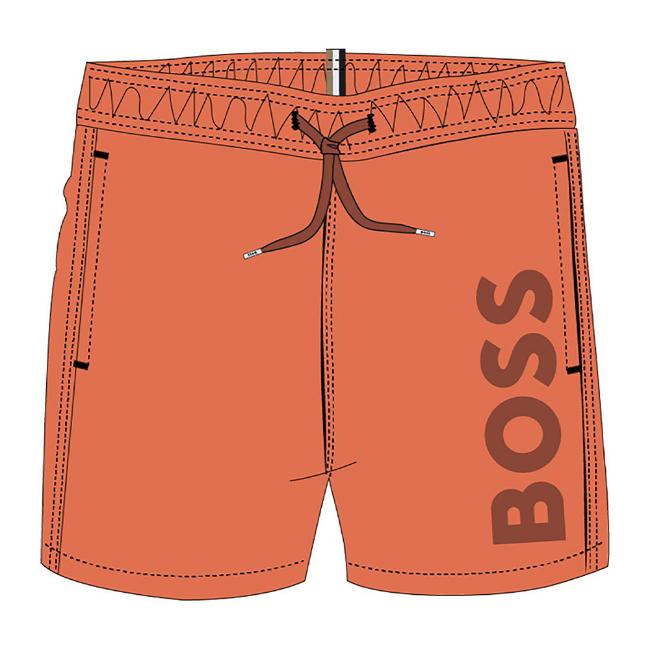 Picture of BOSS Toddler Boys Classic Swim Shorts - Orange